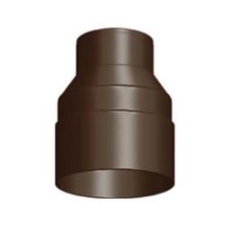 GAMRAT PCV Redukcja rury spustowej 110/90 - BRĄZ